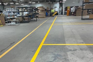 Warehouse Striping by 633 Asphalt & Construction LLC
